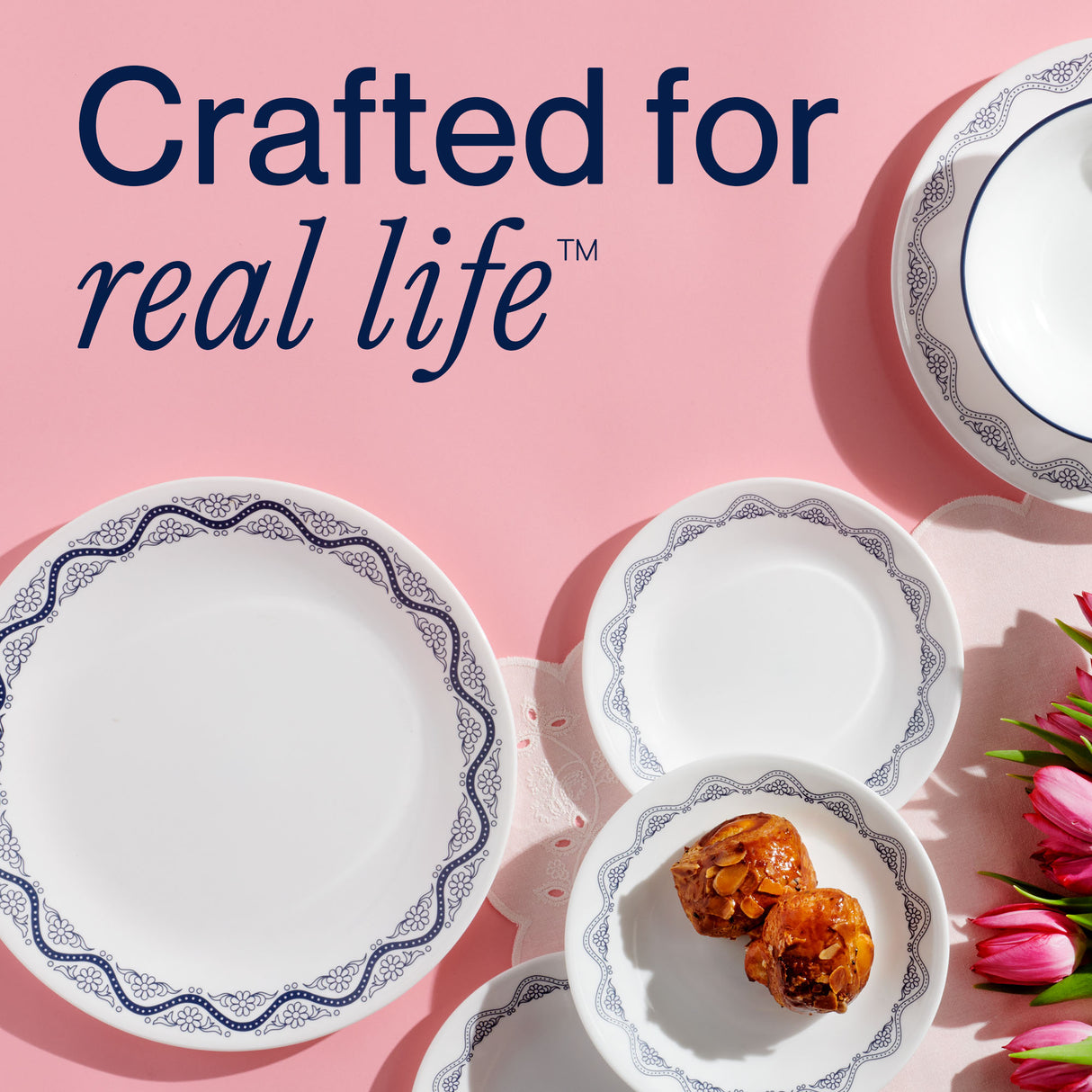 Corelle® Orleans 18-piece Dinnerware Set, Service for 6