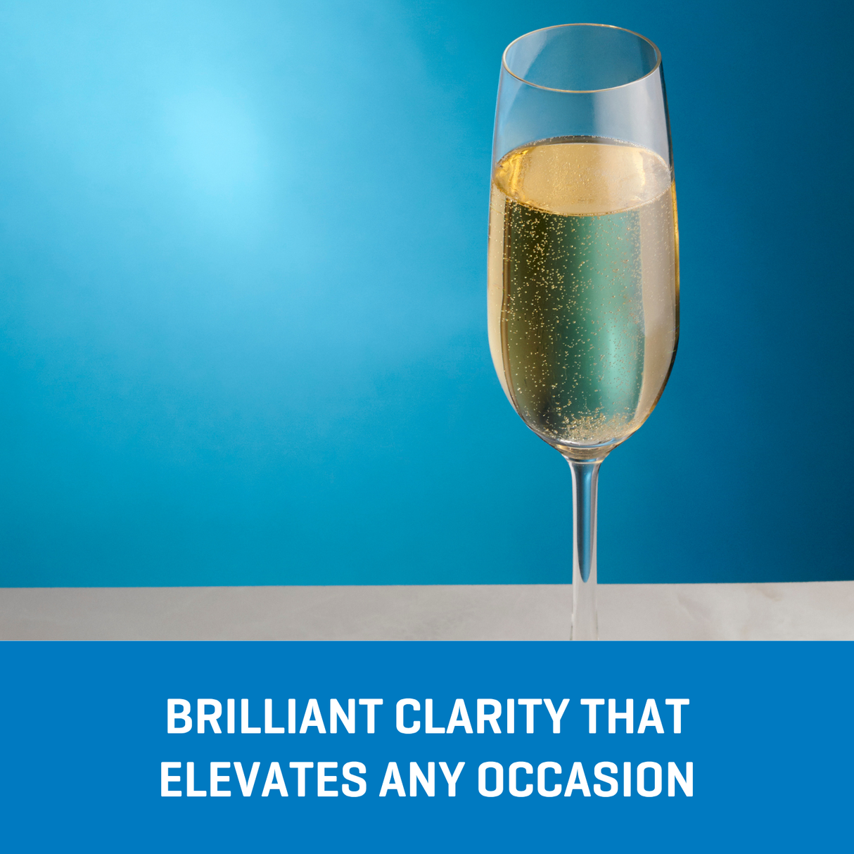 Ocean Glass Matera Champagne Flutes (4-Pieces), 7-ounce, dishwasher safe