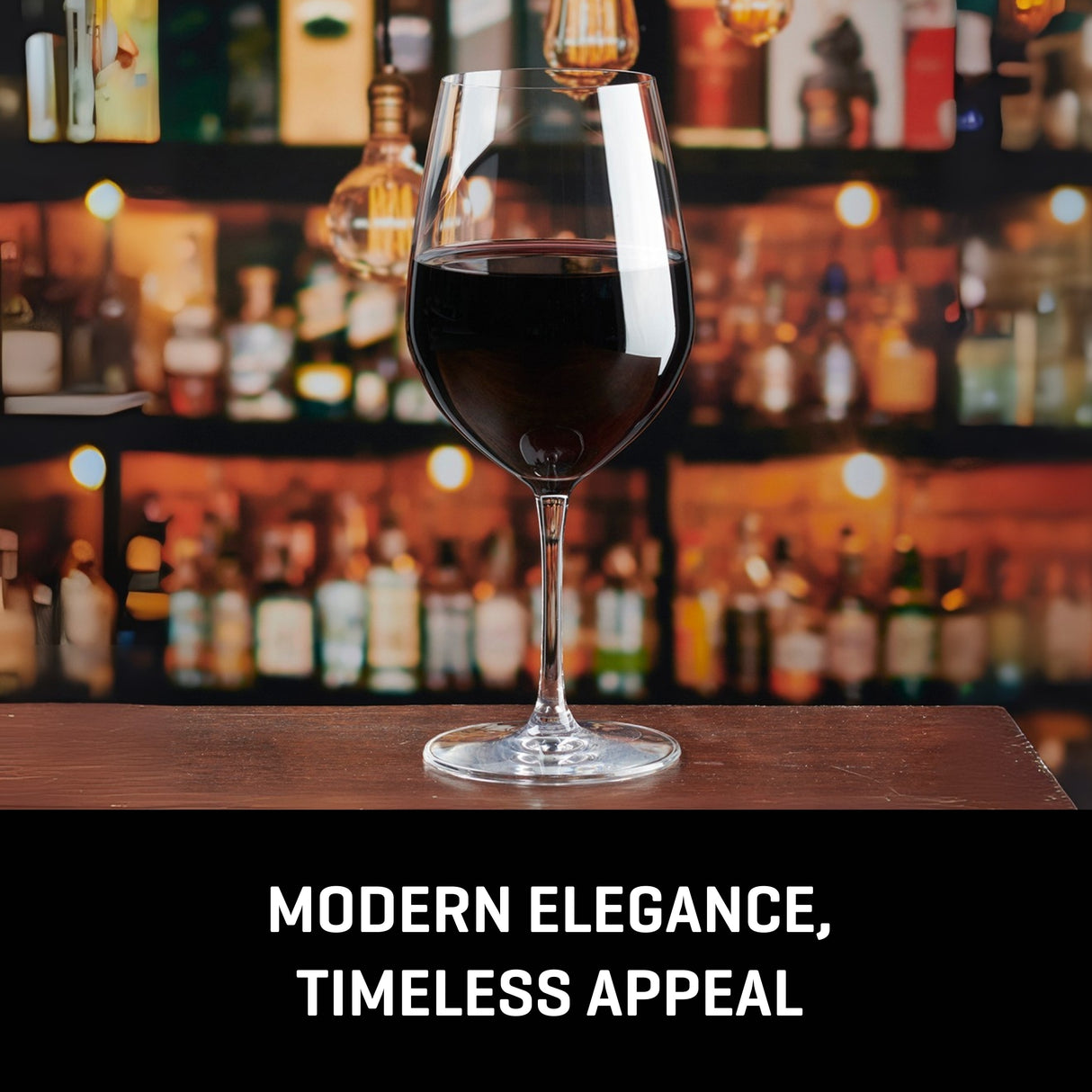 Lucaris Tokyo Temptation Bordeaux Glasses (4-Pieces), 21-ounce, Dishwasher Safe, Lead-free Crystalline