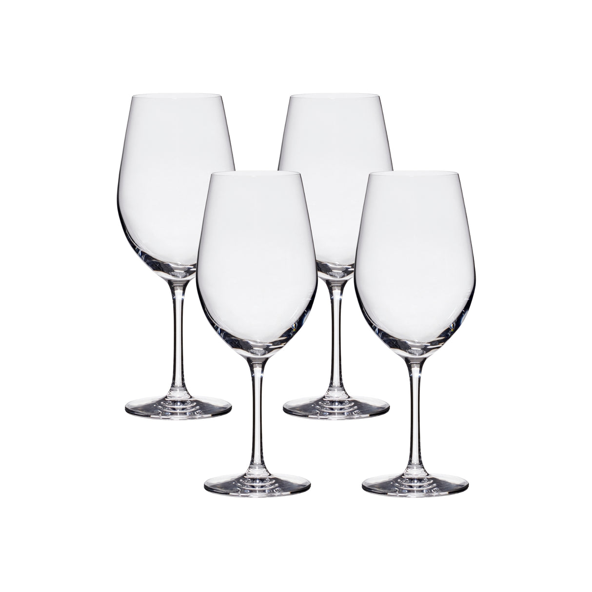Lucaris Tokyo Temptation Cabernet Glasses (4-Pieces), 16-ounce, Dishwasher Safe, Lead-free Crystalline