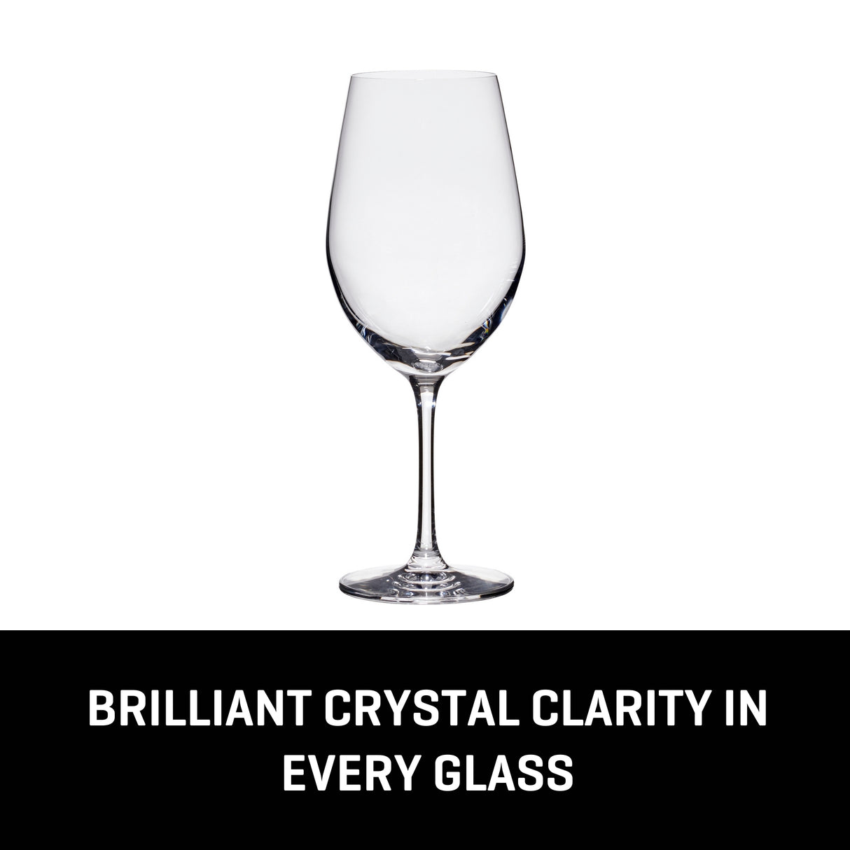 Lucaris Tokyo Temptation Cabernet Glasses (4-Pieces), 16-ounce, Dishwasher Safe, Lead-free Crystalline