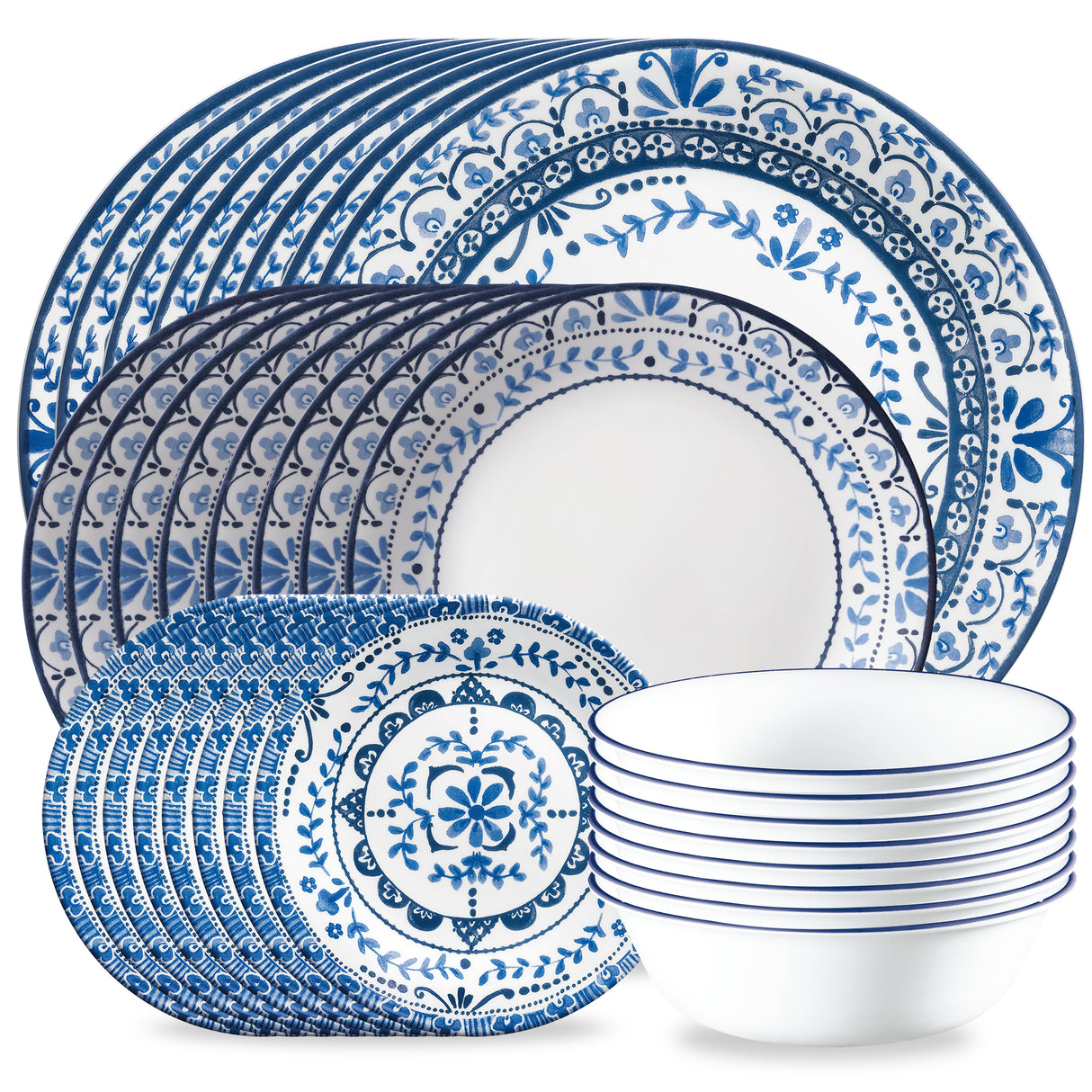 Corelle® Portofino 32-piece Dinnerware Set, Service for 8