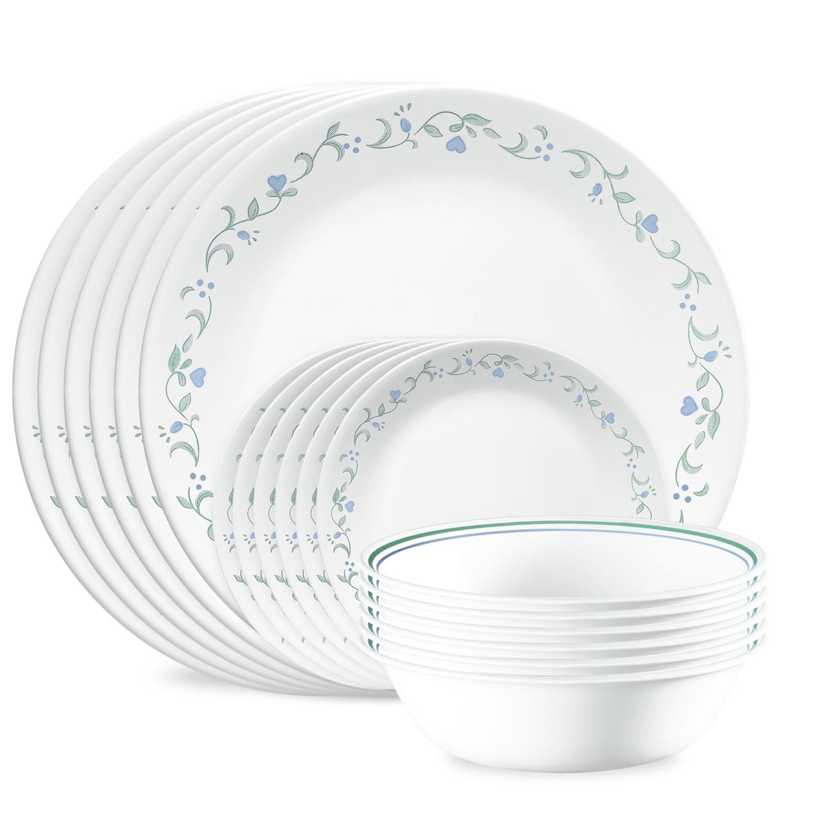 Corelle® Country Cottage 18-piece Dinnerware Set, Service for 6