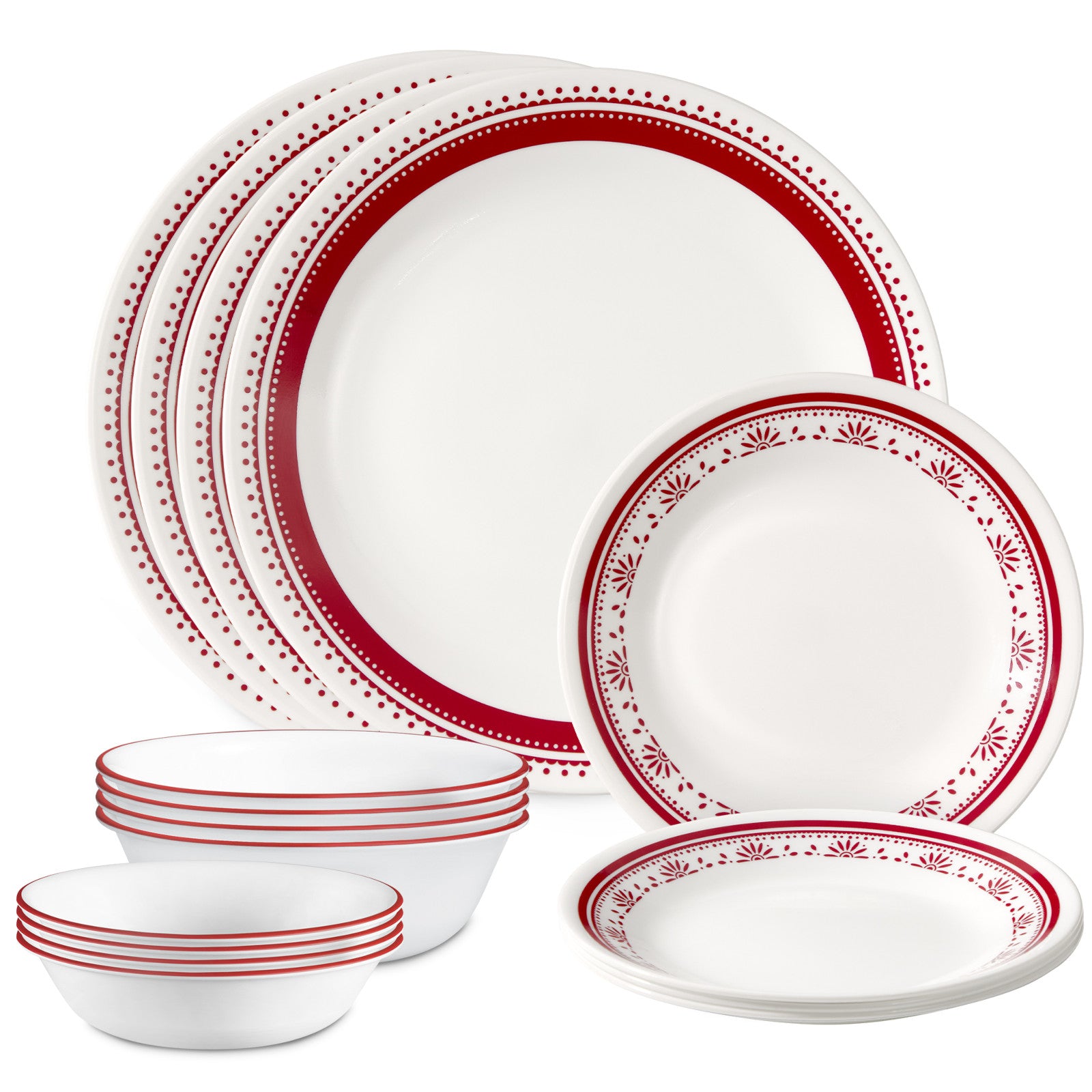 Corelle Sadie 16 piece Dinnerware Set Service for 4