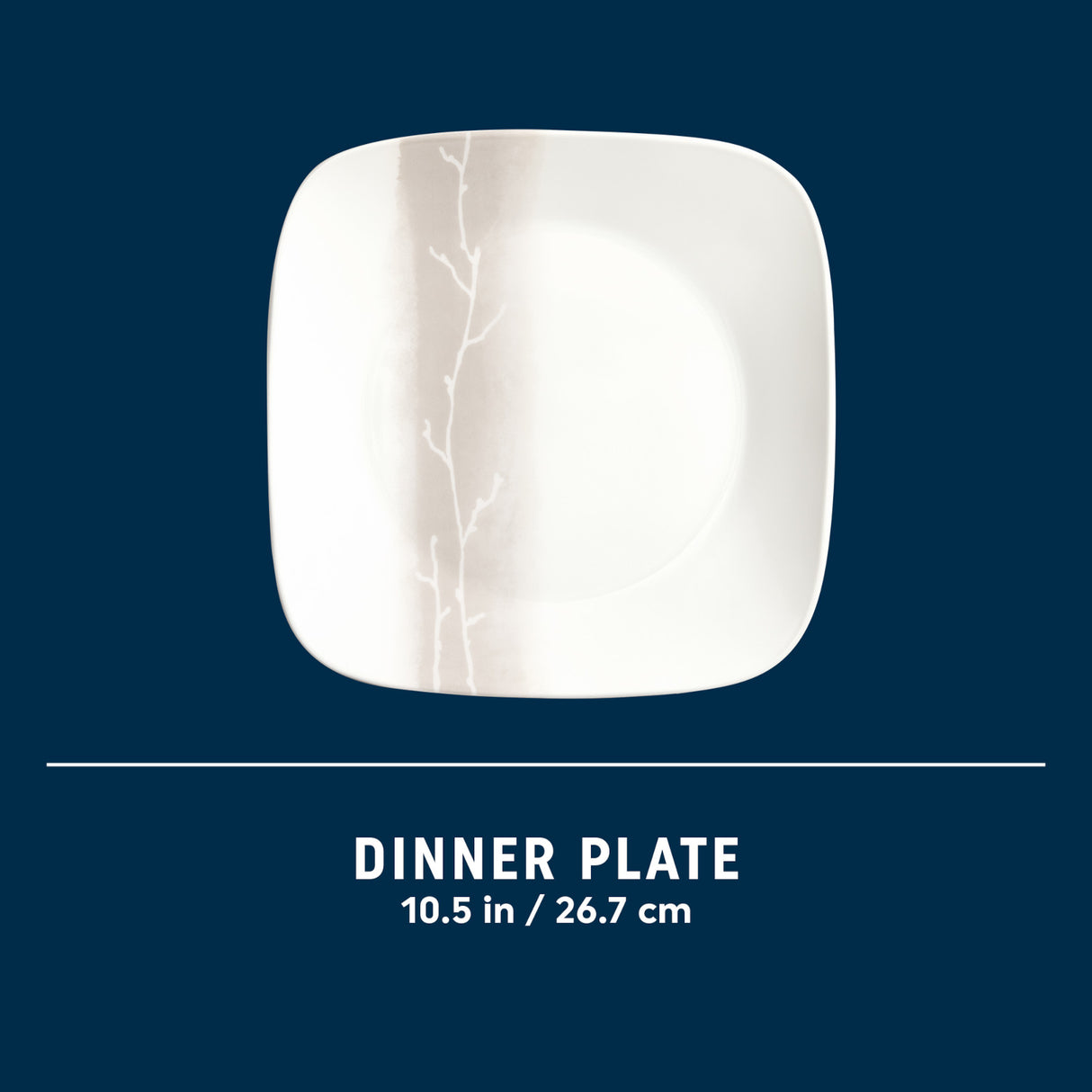 image of dinnerplate with text 10.5"