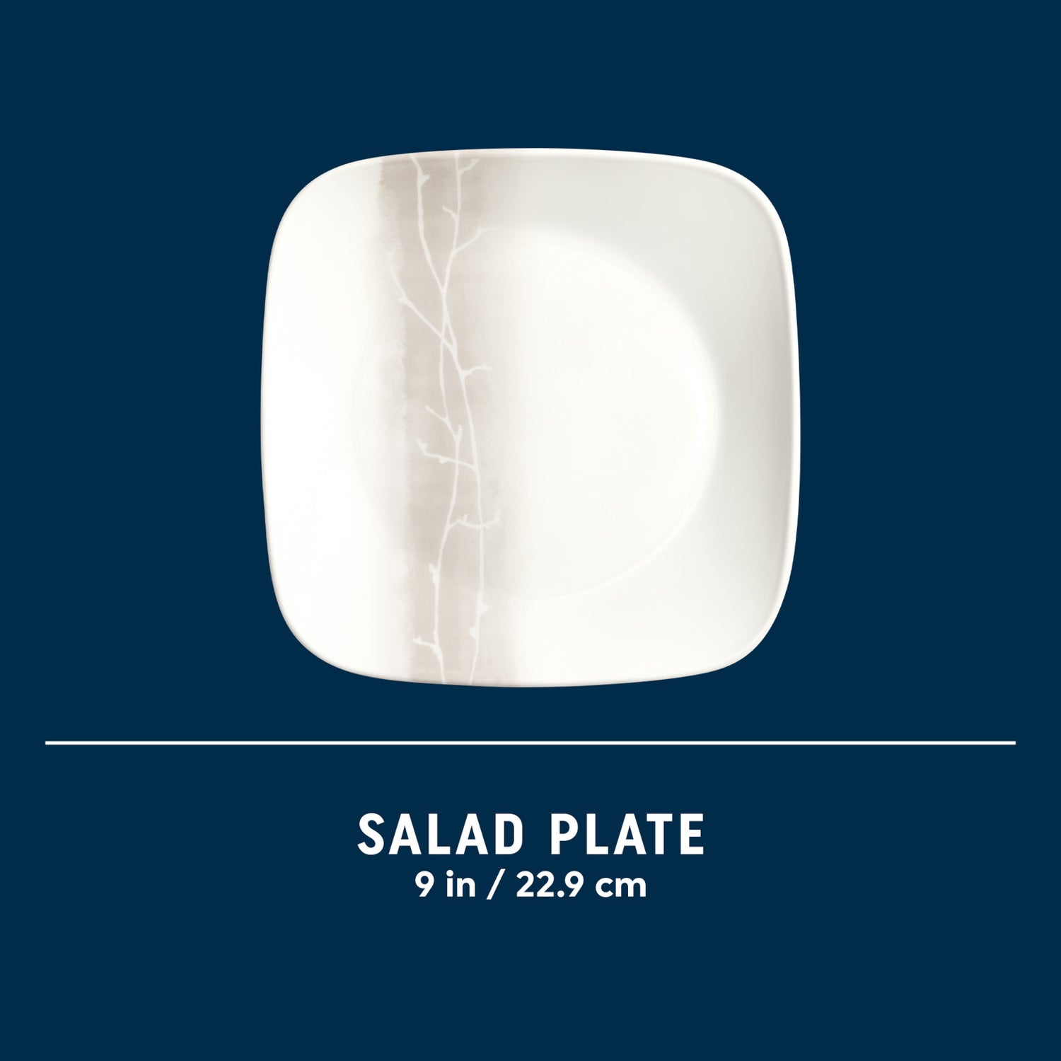 Wandering Grove salad plate with dimension of 9