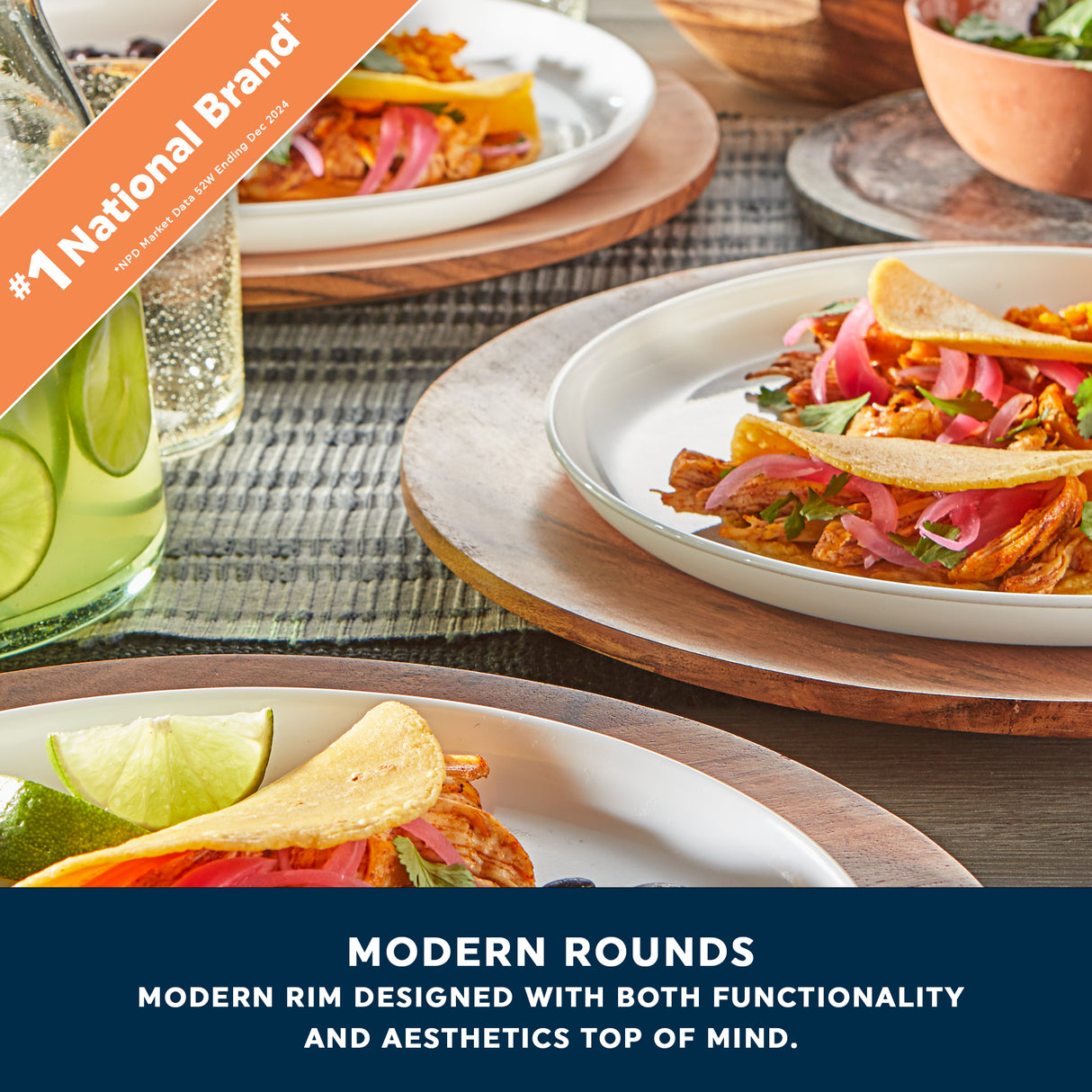 Corelle® Modern Rounds 12pc Set, Service for 4