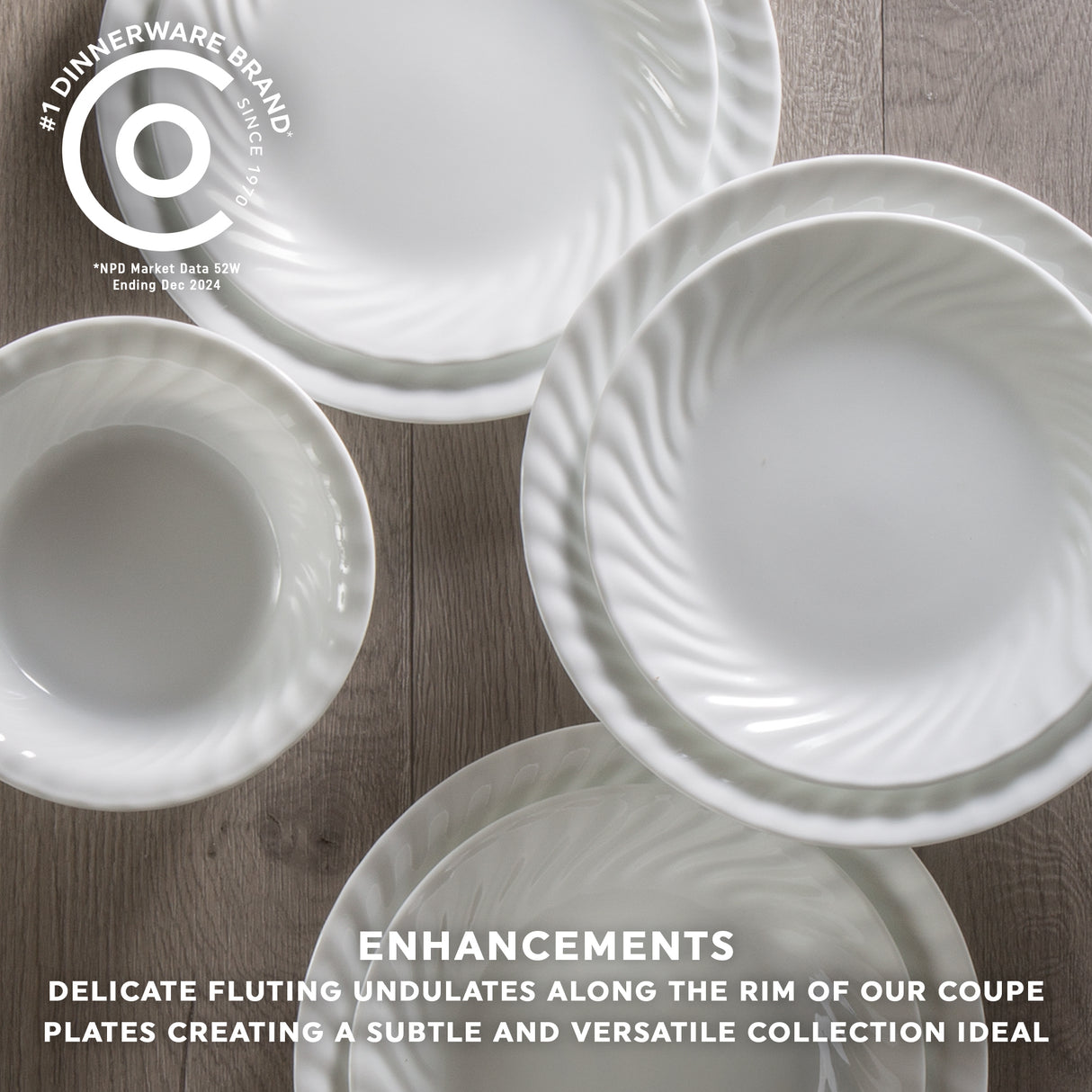 Corelle® Enhancements 10.25" Glass Dinner Plate