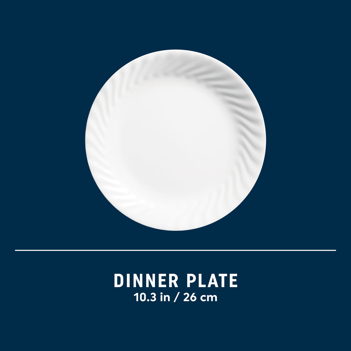Corelle® Enhancements 10.25" Glass Dinner Plate
