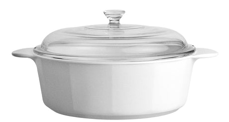Just White 0.8-Liter Casserole with Cover