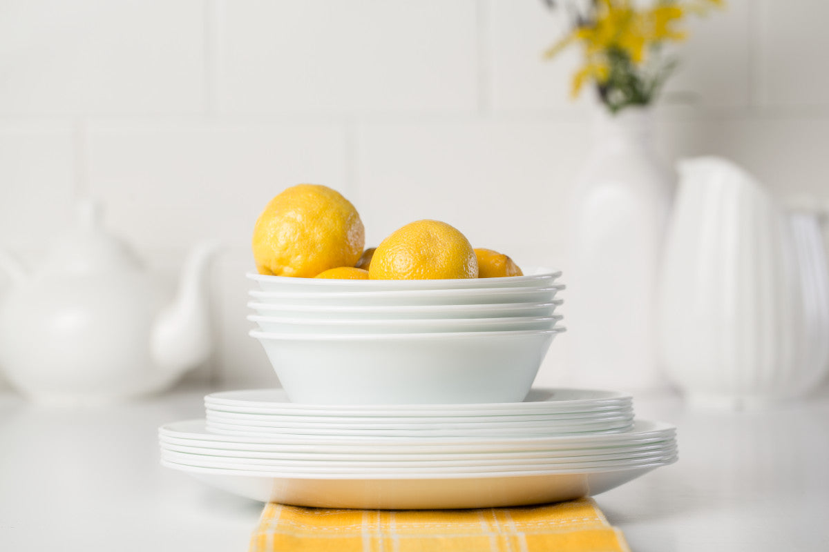 Corelle® Winter Frost White 18-piece Dinnerware Set, Service for 6