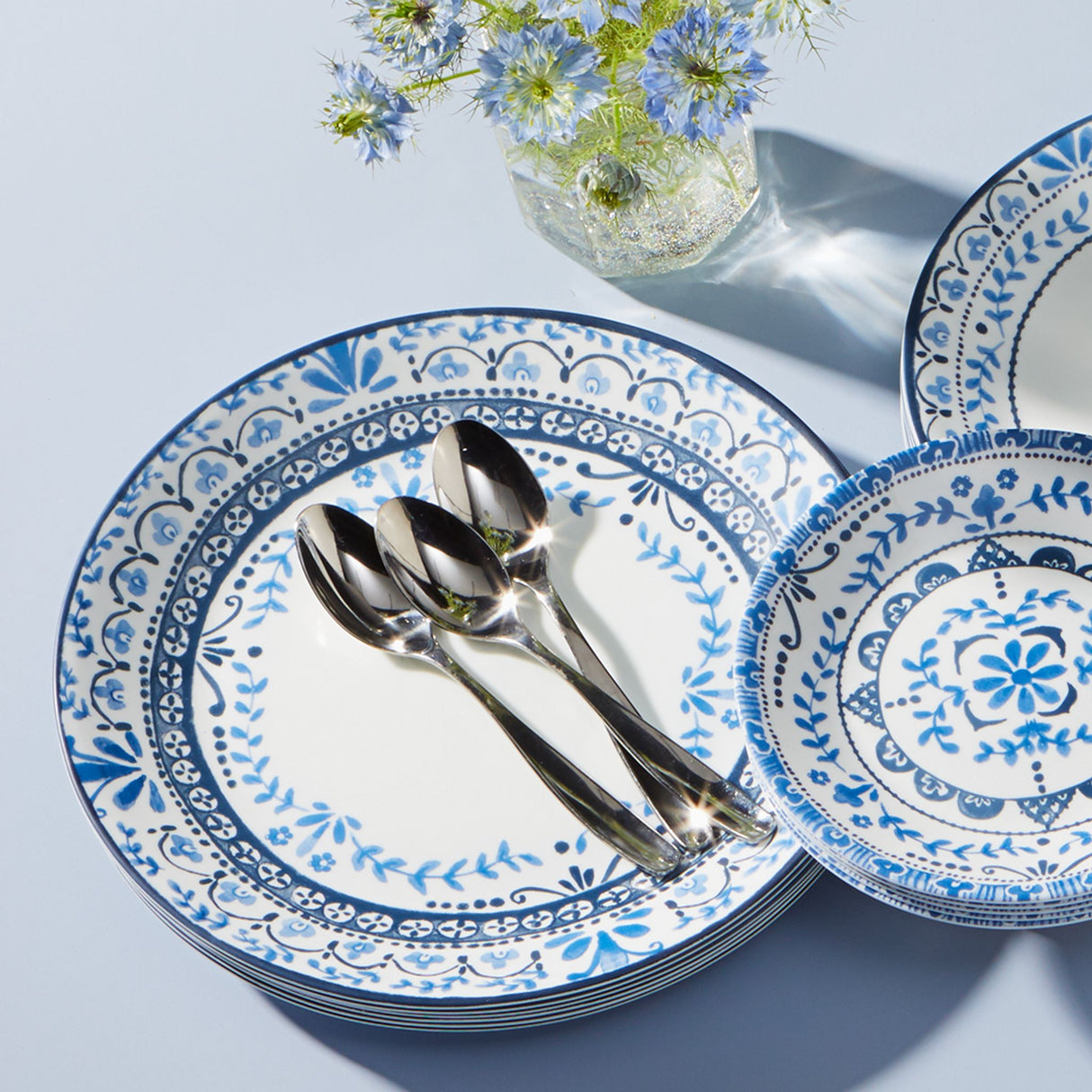 Portofino Lifestyle Image with Flatware on plate