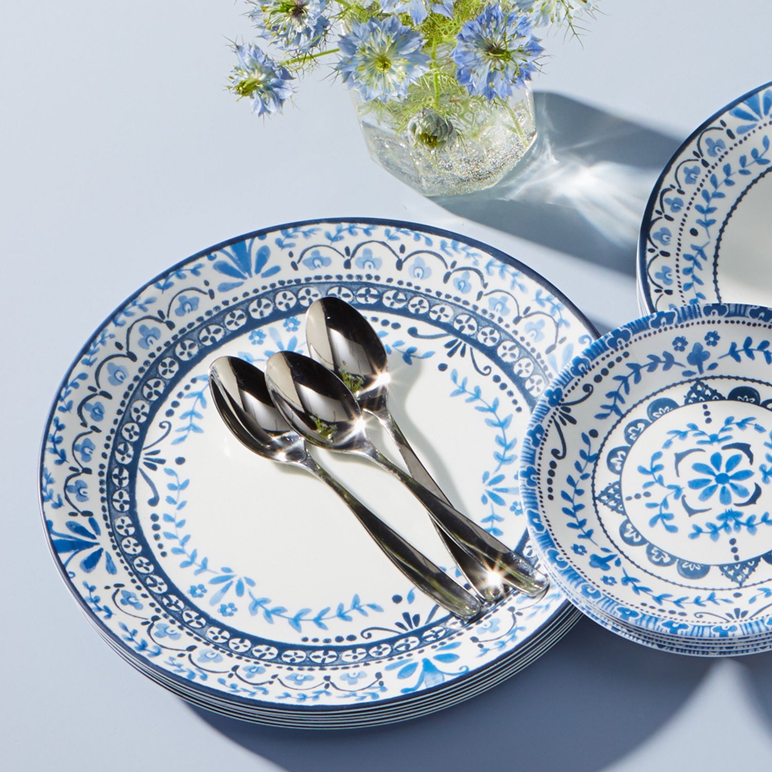 Portofino Lifestyle Image with Flatware on plate