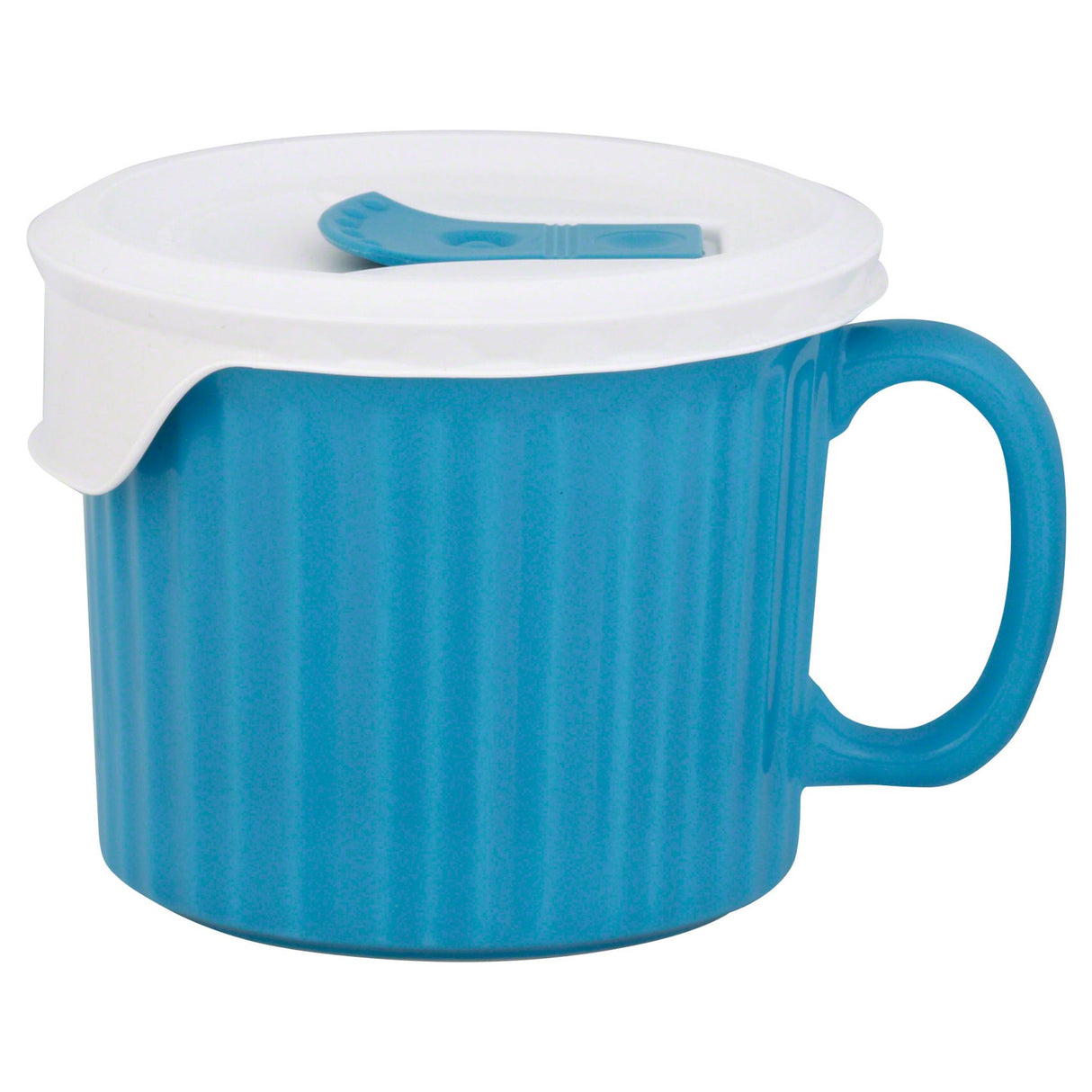 Colours® Pop-Ins® Pool (light blue) 20-oz Mug with Lid on mug