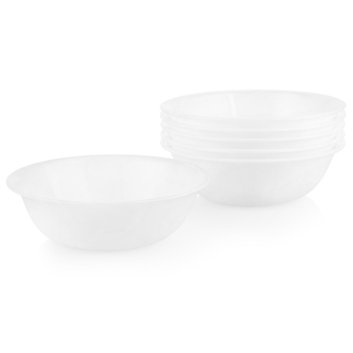 Winter Frost White 18-ounce Bowls, 6-pack