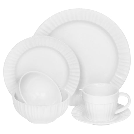 Corningware French White 6-pc Dinnerware Set