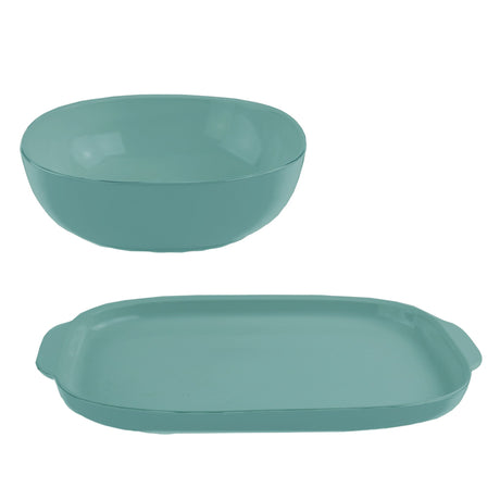 CW by Corningware Everyday Pool 2-pc Serving Set Turquoise