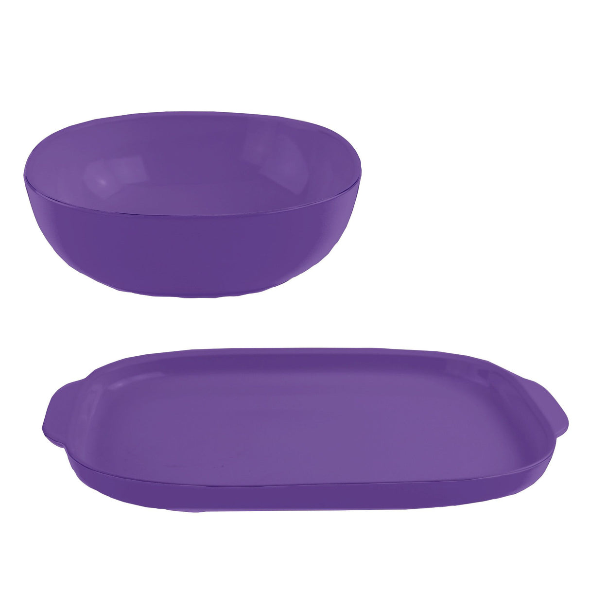 CW by Corningware Everyday Twilight 2-pc Serving Set (purple)