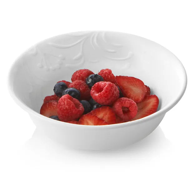 Boutique Cherish 18-ounce Cereal Bowl with strawberries & blueberries inside