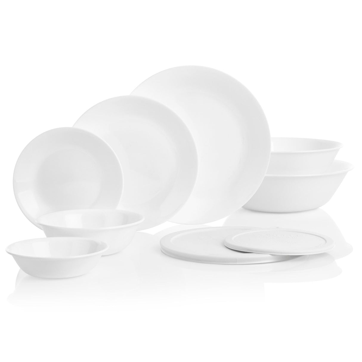 Winter Frost White 78-pc Dinnerware Set
