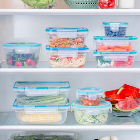  Total Solution 20-piece Plastic Food Storage Container Set