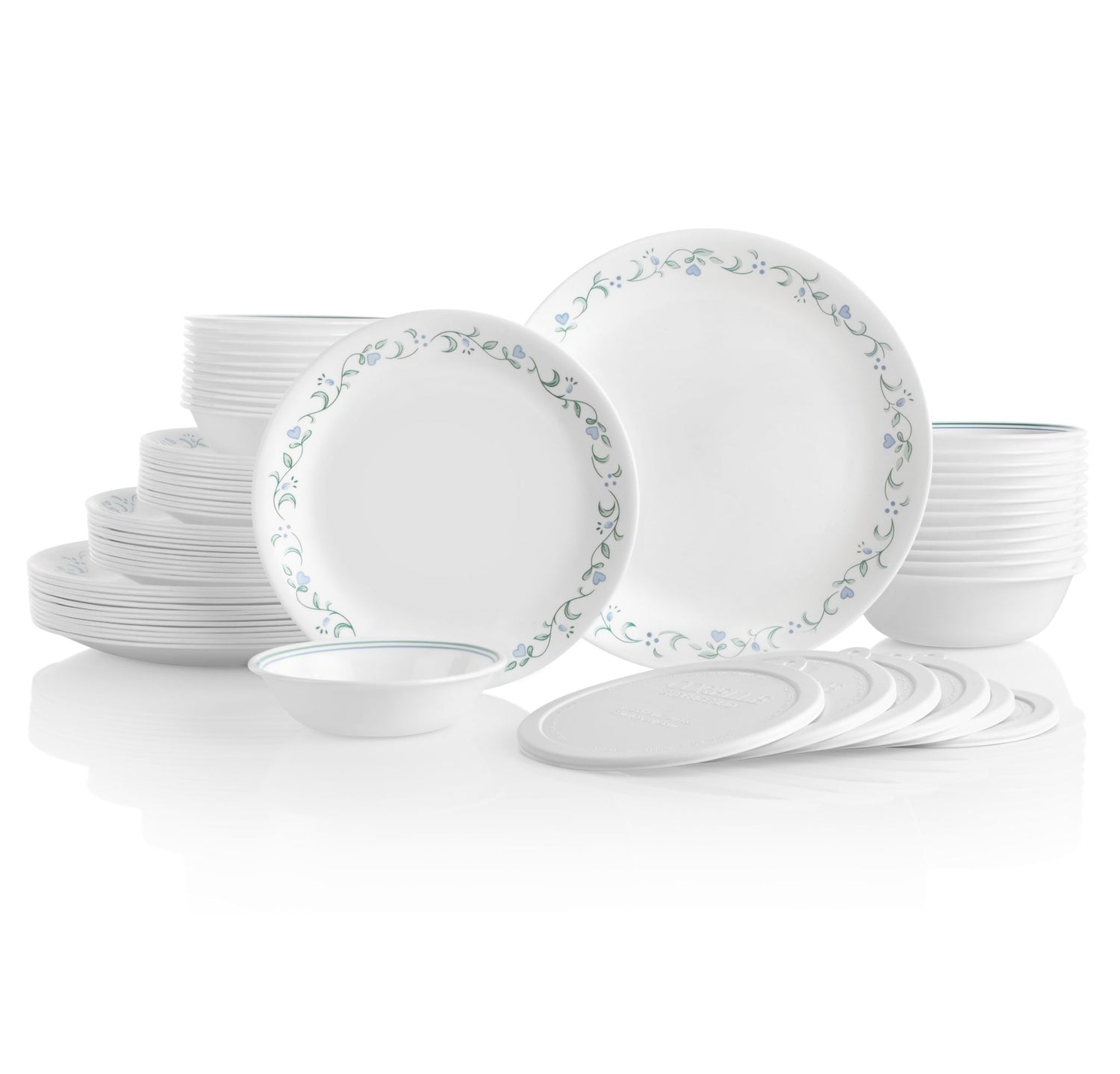 Country Cottage 66-piece Dinnerware Set, Service for 12