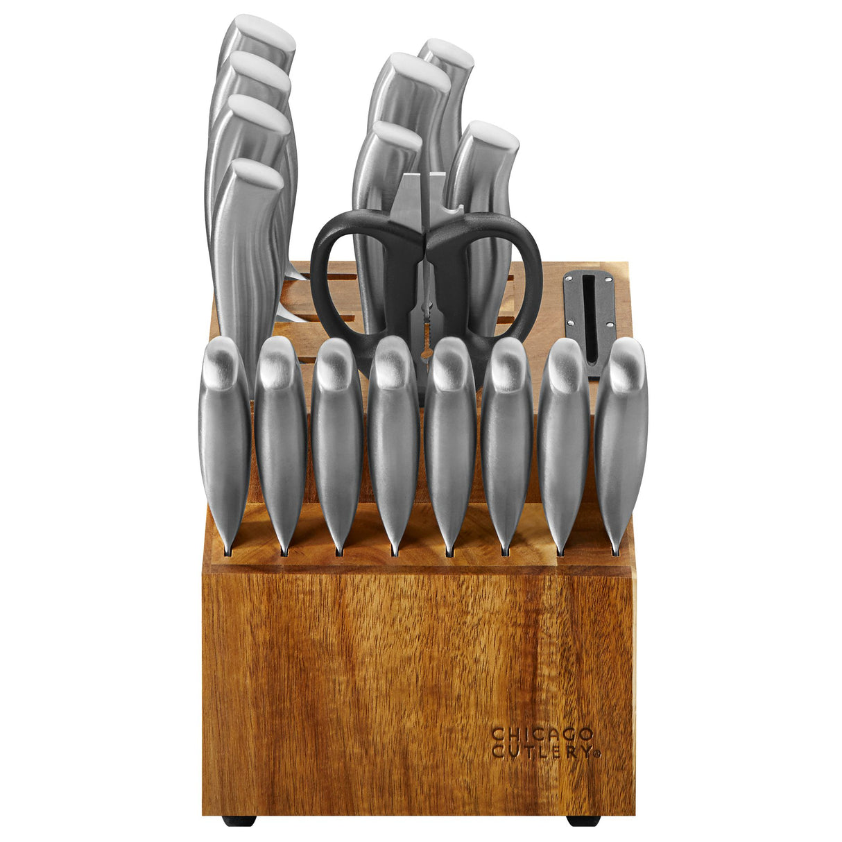 Insignia Steel® 18-piece Block Set front view