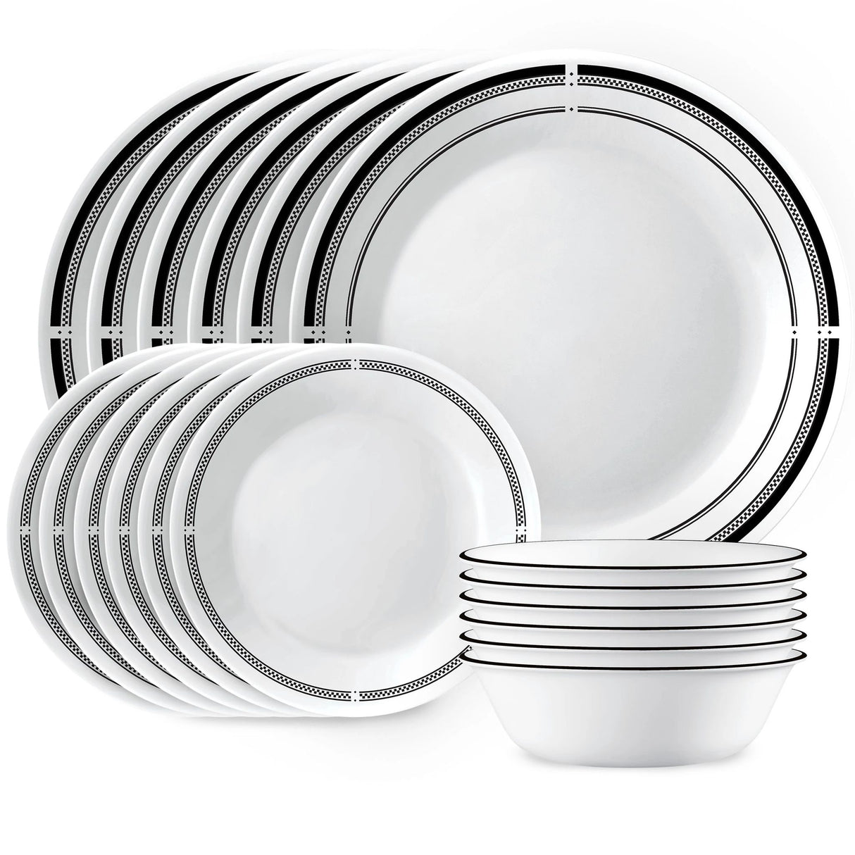 Brasserie 18-piece Dinnerware Set, Service for 6