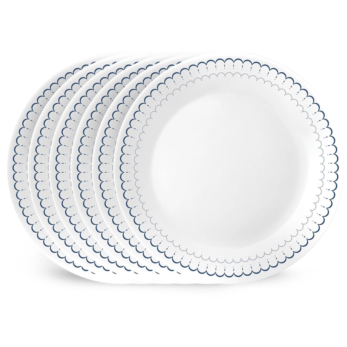 Caspian Lace 10.25" Dinner Plates, 6-pack