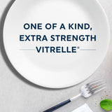  Winter Frost white dish with text one of a kind extra strength Vitrelle