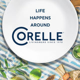  Winter Frost white dish with text life happens around corelle