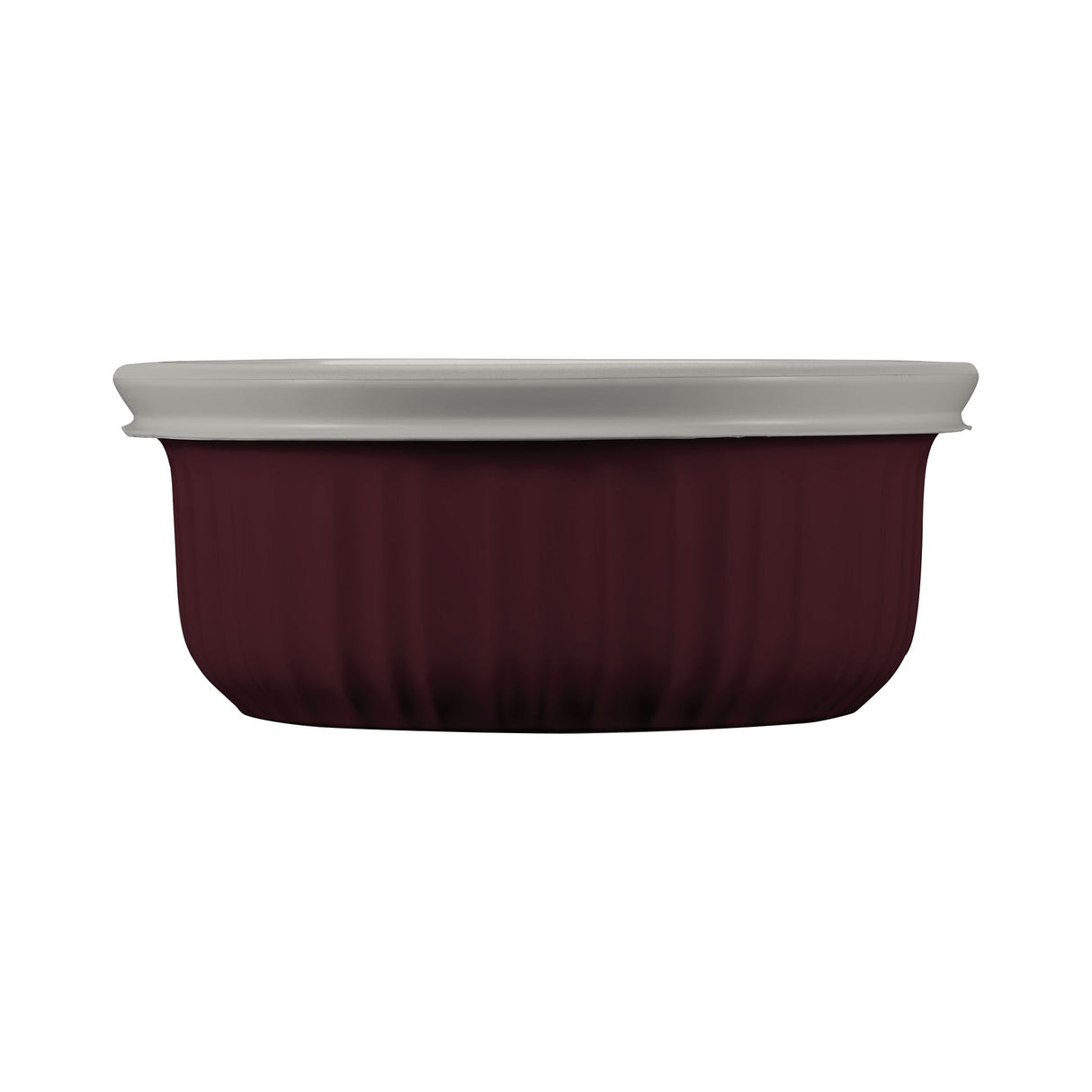 French Colors 16-ounce Baking Dish with Lid, Cabernet