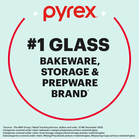  Pyrex #1 Glass Bakeware, Storage &amp; Prepware Brand