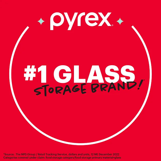  Pyrex #1 Glass Storage Brand