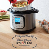  French White® 7-pc Casserole Set Corningware being used in an Instant Pot