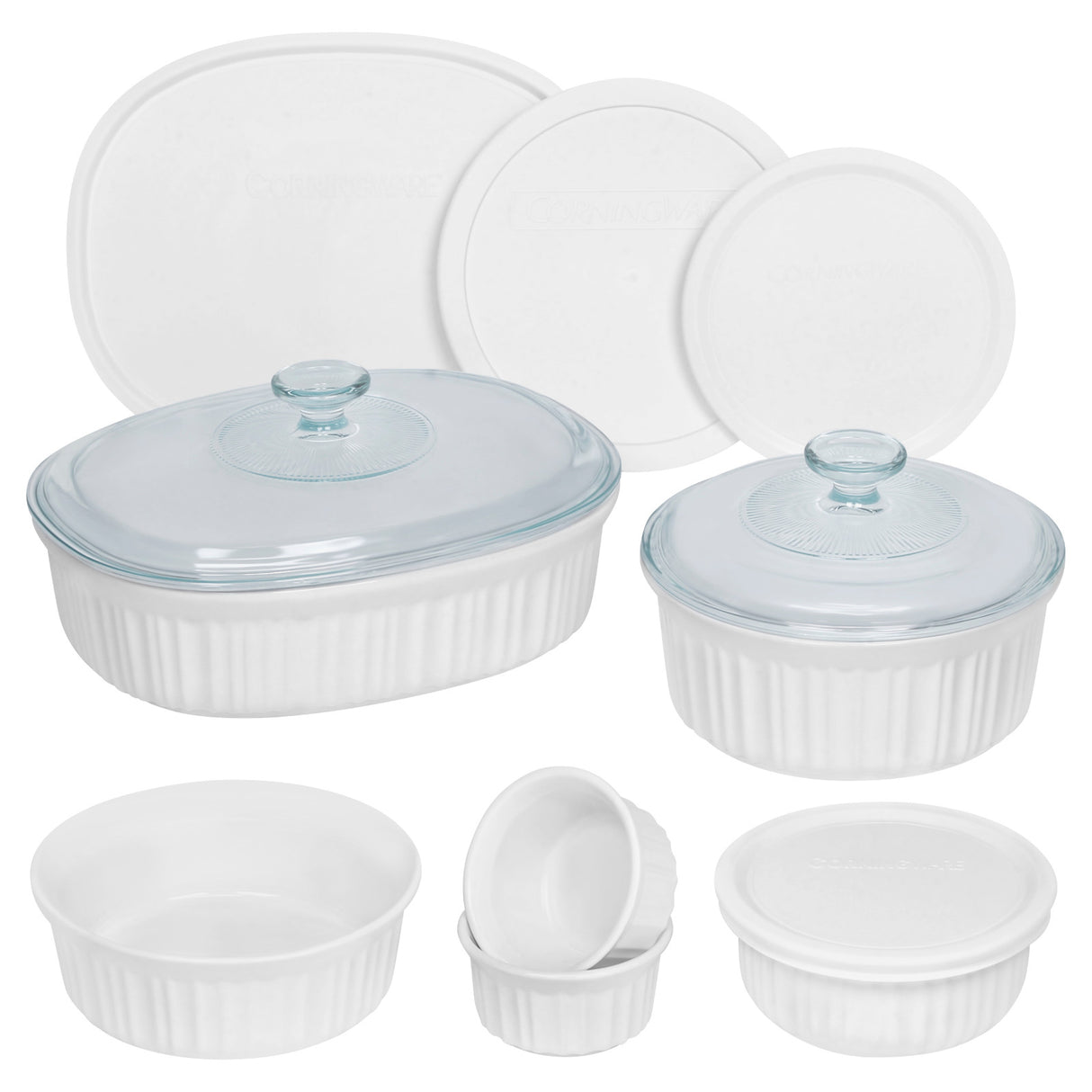 CorningWare® French White® 12-piece Bakeware Set