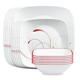 Corelle® Square Splendor 18-piece Dinnerware Set, Service for 6