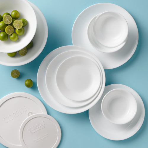 Corelle Winter Frost White 78-piece Dinnerware Set, Service for 12 - Thumbnail 3