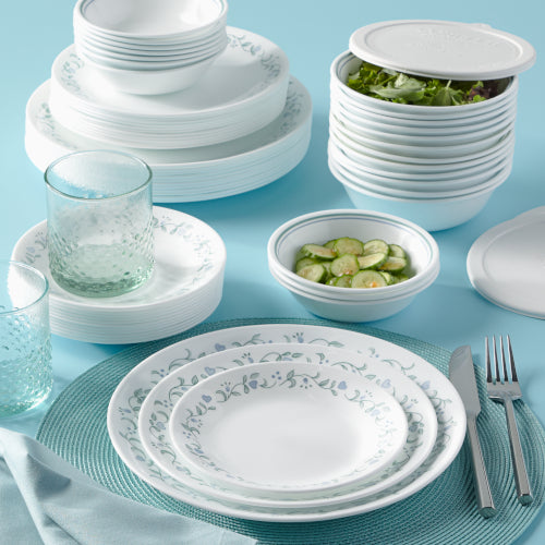 Corelle Country Cottage 66-piece Dinnerware Set, Service for 12