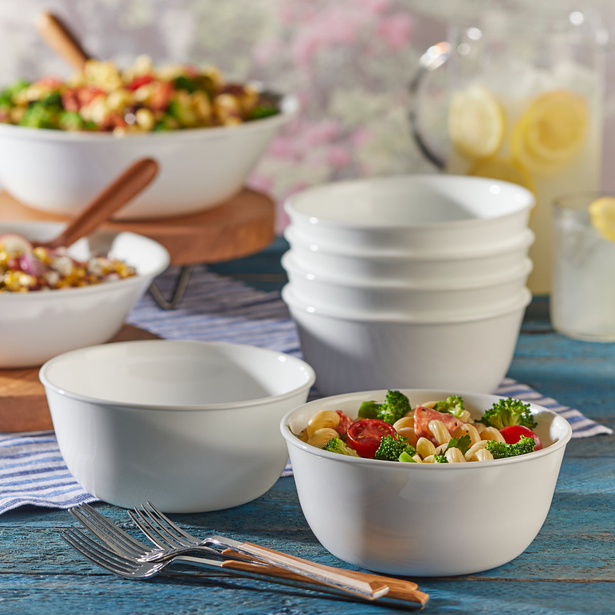Corelle Snap Corelle® Winter Frost White 28-ounce Large Soup Bowls, 6-pack