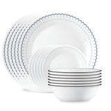 Corelle® Caspian Lace 18-piece Dinnerware Set, Service for 6