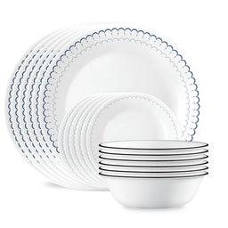 Corelle® Caspian Lace 18-piece Dinnerware Set, Service for 6 - image 1