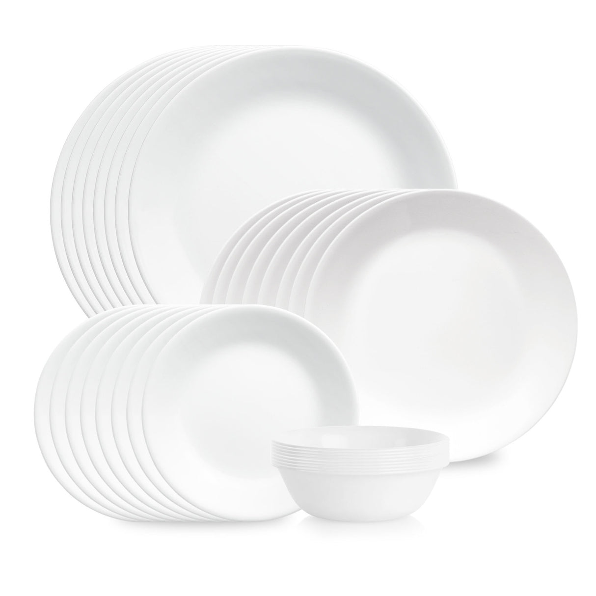 Shjimmering White 32-pc Dinnerware Set