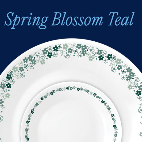 Corelle® Spring Blossom Green II 18-piece Dinnerware Set, Service for 6