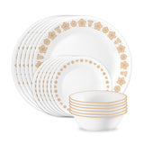 Corelle® Butterfly Gold II 18-piece Dinnerware Set, Service for 6