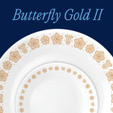 Corelle® Butterfly Gold II 18-piece Dinnerware Set, Service for 6