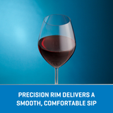 Ocean Glass Sondria Red Wine Glasses (4-pieces), 20-ounce, Dishwasher Safe