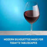 Ocean Glass Sondria Red Wine Glasses (4-pieces), 20-ounce, Dishwasher Safe