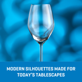 Ocean Glass Sondria White Wine Glasses (4-pieces), 14-ounce, Dishwasher Safe