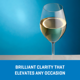 Ocean Glass Sondria White Wine Glasses (4-pieces), 14-ounce, Dishwasher Safe